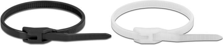 Immagine prodotto Delock Fascetta con testa piatta L 280 x L 7,6 mm 100 pz. (Fascette in plastica, 280 mm, 100 pz.)