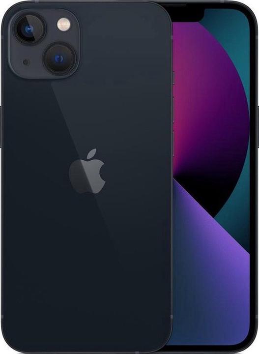 Immagine prodotto Re!commerce iPhone 13 (256 GB, Midnight, Nero, 6.10", 12 Mpx, SIM + eSIM, A / Come nuovo)