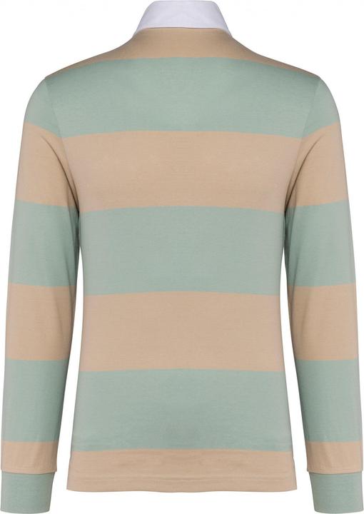 Produktbild Kariban Gestreiftes Poloshirt langarm (M)