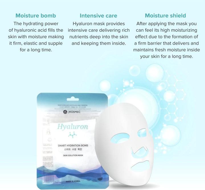 Image du produit JKosmec Masque à l'acide hyaluronique Skin Solution (25 ml)