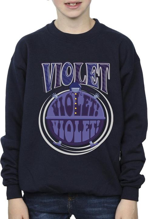 Produktbild Willy Wonka & the Chocolate Factory Violet Turning Violet Sweatshirt Jungen (128)