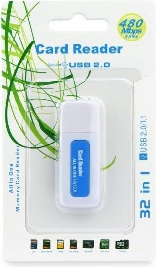 Produktbild No Name Czytnik kart pami?ci SDHCSDMMCRS-MMC Mini-SDadapterMicro SDadapterTFadapterXDMSM (USB 2.0)