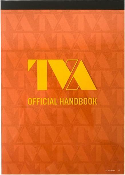 Actual product image Disney Loki 2 (Drama) TVA manual-inspired notebook (A6)
