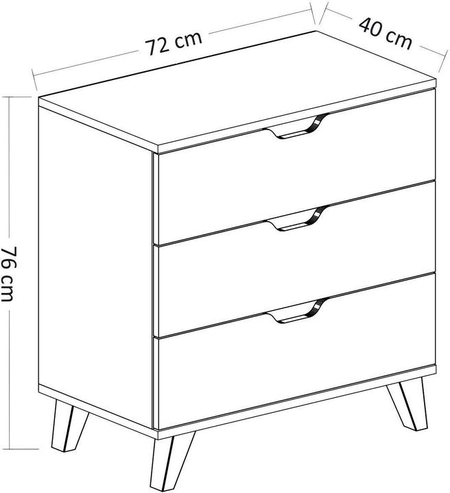 Actual product image Homitis Loretta (72 x 40 x 76 cm)