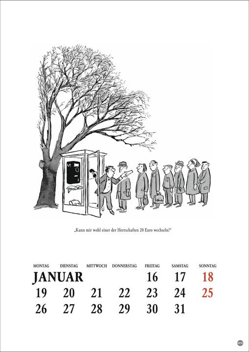 Actual product image Loriot Heile Welt Halbmonatskalender 2026 (German)