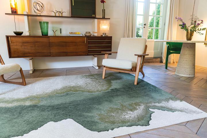 Actual product image Louis de Poortere Meditation Lagoon (200 x 280 cm)