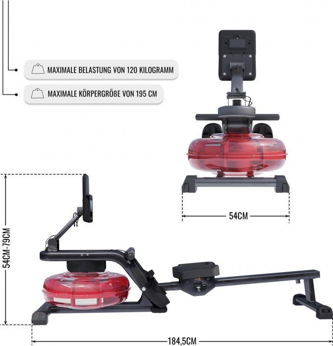 Produktbild Gorilla Sports Aqua Rower