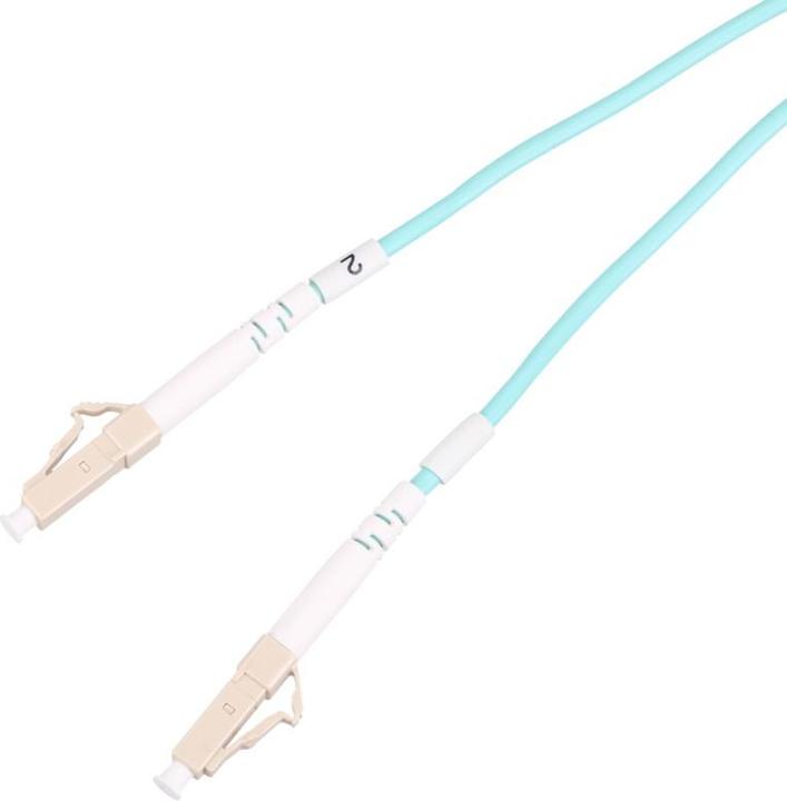 Image du produit Extralink LC/UPC-LC/UPC | Câble de raccordement | Wielomodowy, OM3, duplex, 3mm, 2m (S/UTP, CAT6e, 2 m)