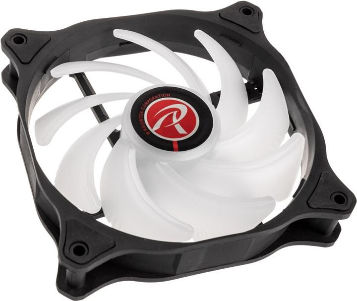 Actual product image Raijintek EOS 12 RBW ADD fan, set of 2 incl. controller (120 mm, 2 x)