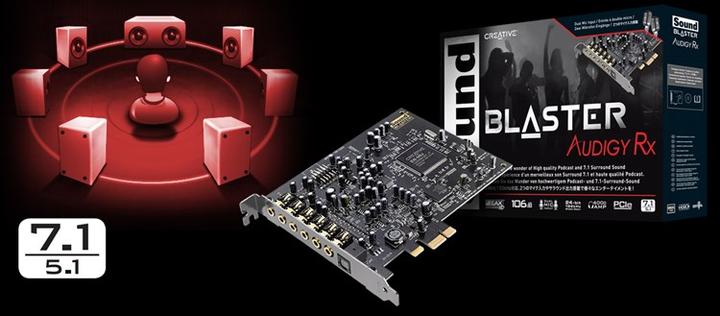 Produktbild Creative Sound Blaster Audigy Rx (PCI-E x1)