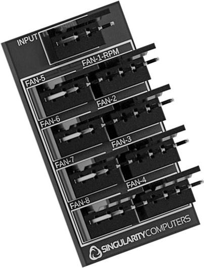 Actual product image Singularity Computers Fan-Node 2x4 Hub (SC-PWM-N-2x4)
