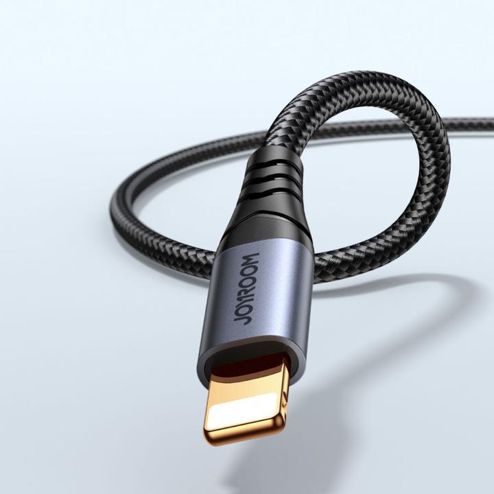 Actual product image Joyroom 3,5 mm – MiniklinkeLightning (1.20 m, 3.5mm jack (AUX), Lightning)