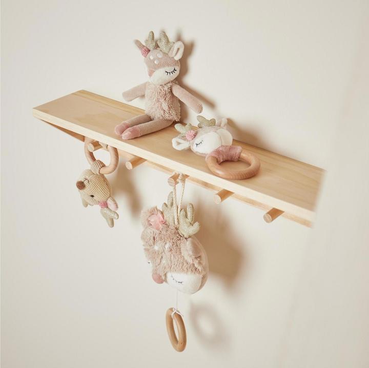 Actual product image Bieco Standing Figure with Rattle Deer Ella