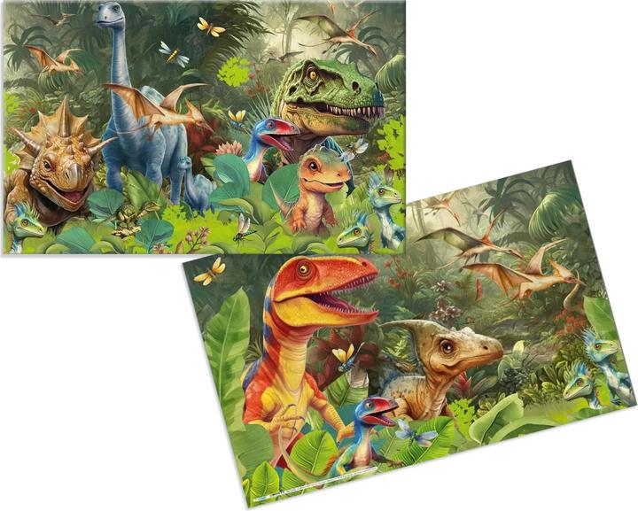 Immagine prodotto Herma 3 tappetini da scrivania in cartone Dino World (55 x 35 cm)