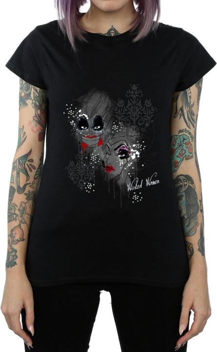 Disney Womens/Ladies Wicked Villains Cotton T-Shirt (XL)