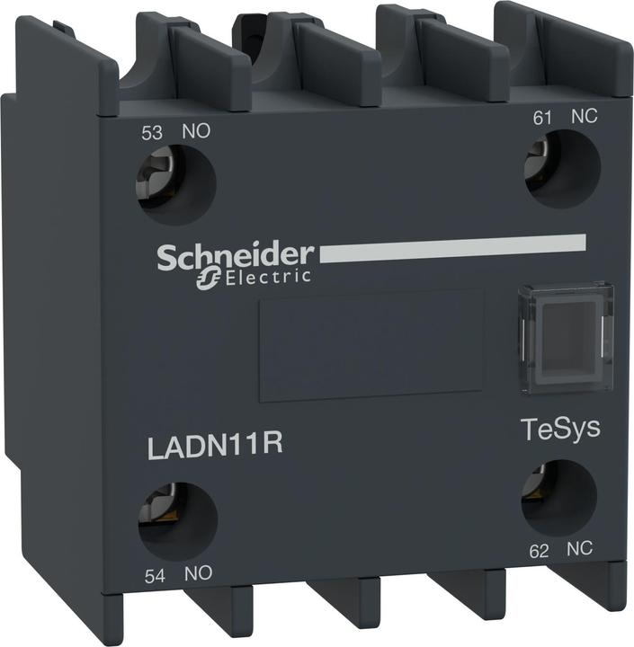 Produktbild Schneider Hilfskontaktblock, TeSys Deca, 1NO+1NC, Schraubklemmen LADN11R