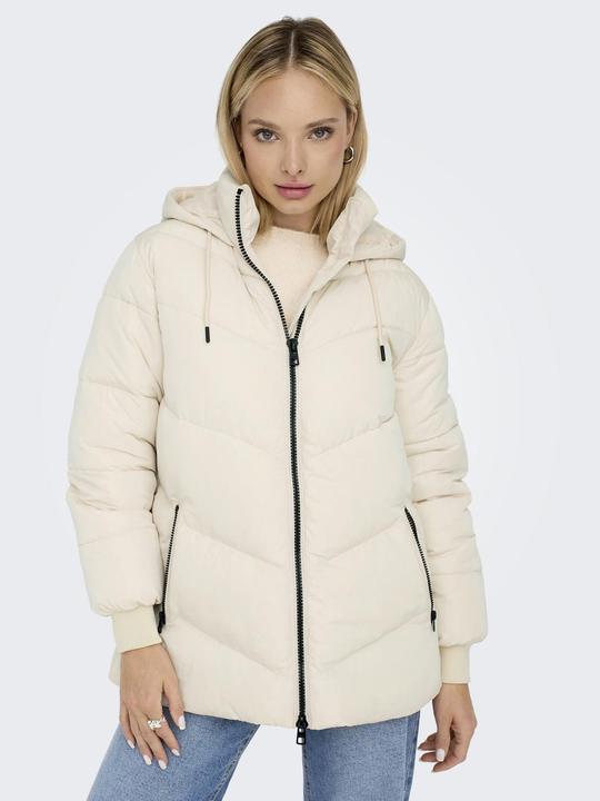 Actual product image Only Hooded quilted jacket Quilted coat (L)