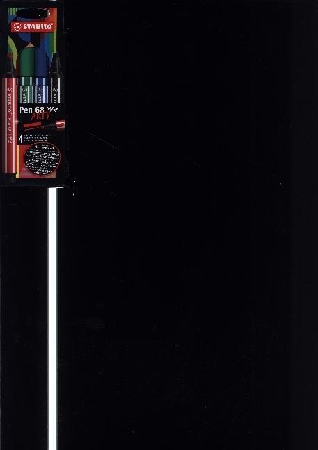 Actual product image STABILO PEN 68 MAX ARTY - fibre-tip pens (4 colours, 4 x)