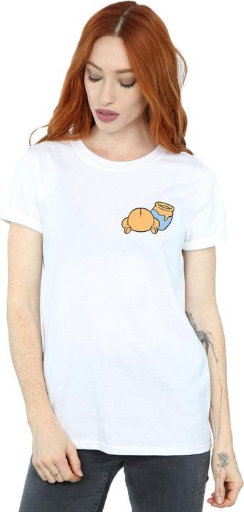 Actual product image Disney Womens/Ladies Winnie The Pooh Backside Breast Print Cotton Boyfriend T-Shirt (XL)