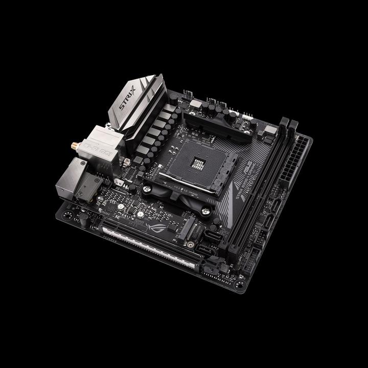 Actual product image ASUS ROG STRIX B350-I GAMING, mini-ITX, AM4 (AM4, AMD B350, Mini-ITX)