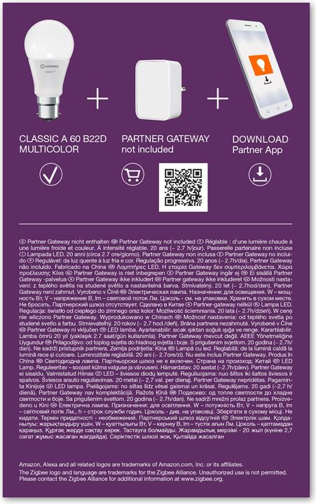 Actual product image Ledvance Smart+ (B22d, 9 W, 800 lm, 1 x, F)