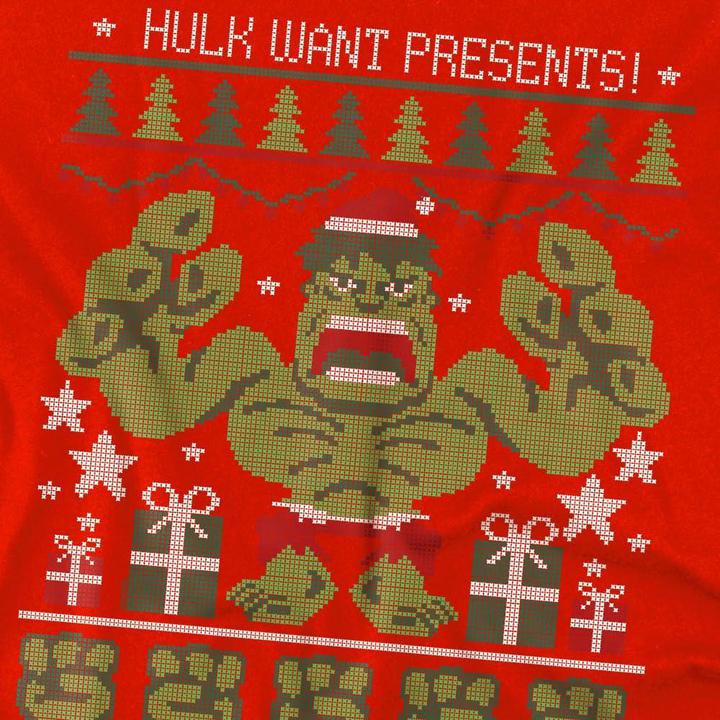 Actual product image Hulk Childrens/Kids Present Christmas T-Shirt (140)