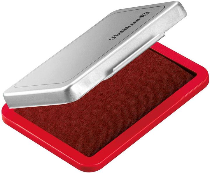 Actual product image Pelikan Metal stamp pad red