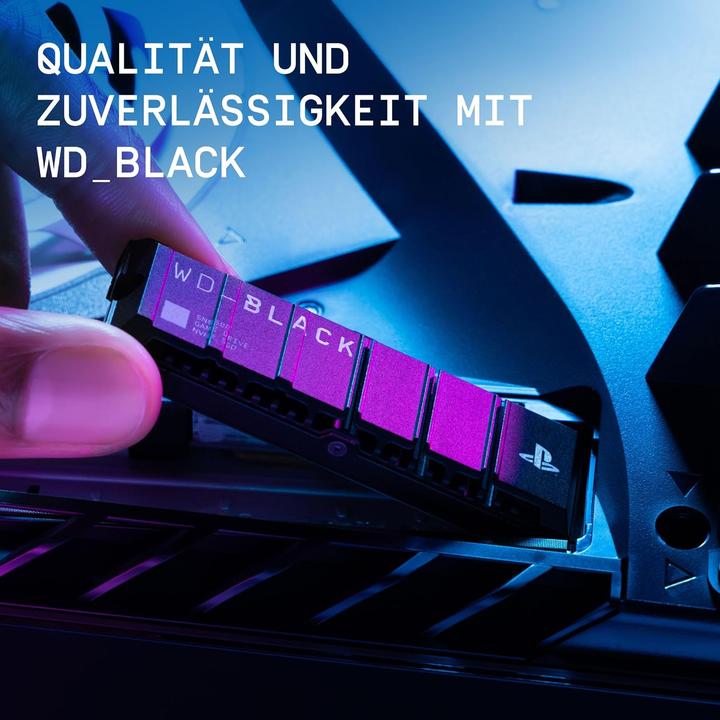 Produktbild WD Black SN850P mit Heatsink für PS5 (2000 GB, M.2 2280)