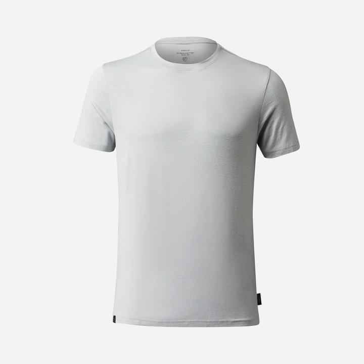 Immagine prodotto Forclaz Camicia Merino da uomo a manica corta per lo zaino - Travel 500 grigio (L)