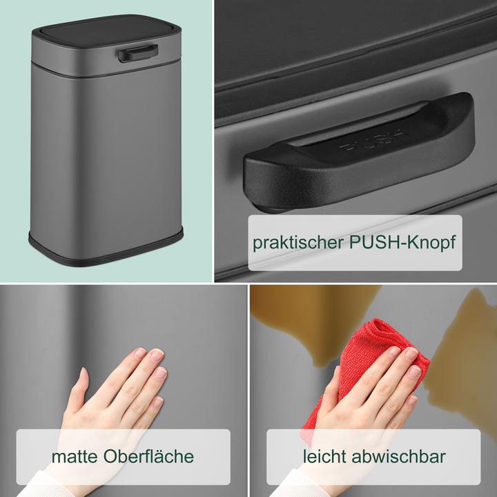 Actual product image Relaxdays kitchen bin (5 l)