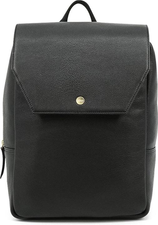 Mosz Laptop -Rucksack / Arbeitsbeutel / Rucksack - Damen - 15 Zoll - Leder - Billy - Schwarz