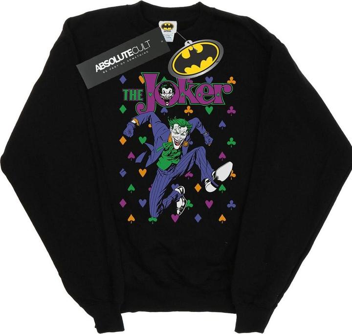 Actual product image Boys Batman Joker Cards Jump Sweatshirt (152, 158)