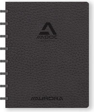 Actual product image Adoc Ring binder (A5, Checked, Soft cover)