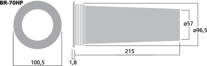 Immagine prodotto Monacor Tubo bass reflex SV=26