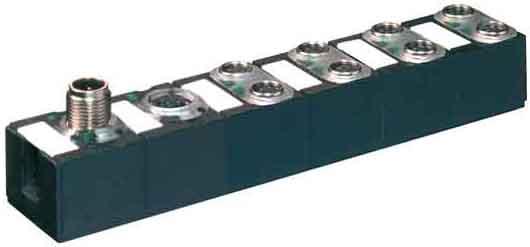 Actual product image Murr Elektronik Cube67 I/O expansion module 8 multifunctional channels Cube67 DIO8 E 8xM8
