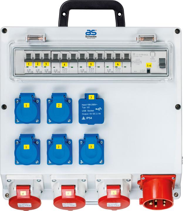 Actual product image As - Schwabe Wall-mounted distributor with attachment plug