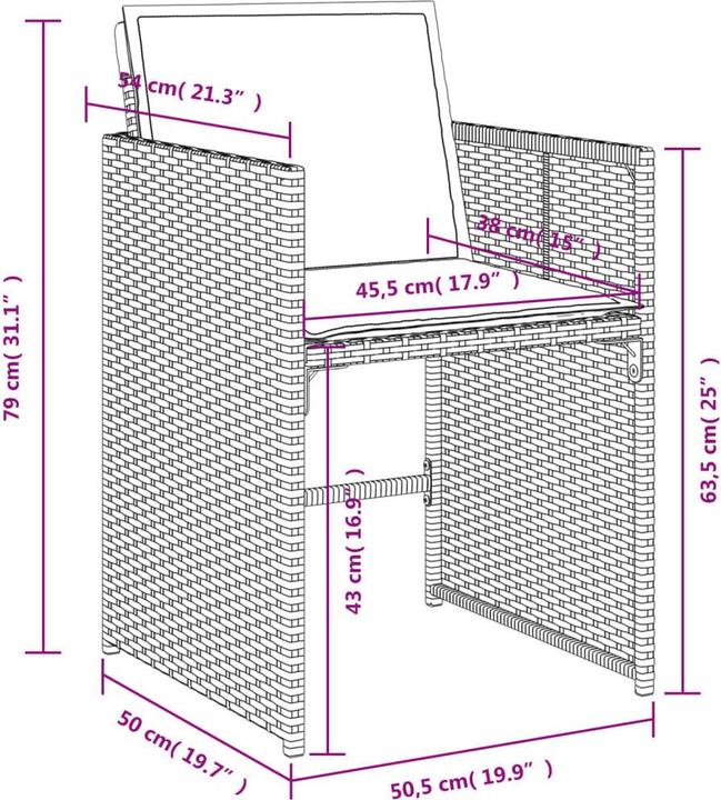 Image du produit VidaXL Peitz/Picnjo (106 cm)