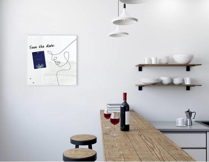 Image du produit Sigel Tableau magnétique en verre Artverum avec design (Tableau magnétique, 48 x 48 cm)