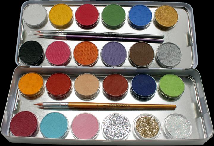 Actual product image Eulenspiegel Make-up pallet 24-er