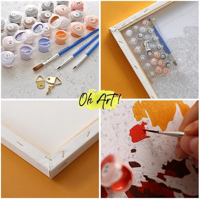 Image du produit Oh Art! Peinture par numéros Fille en chemise