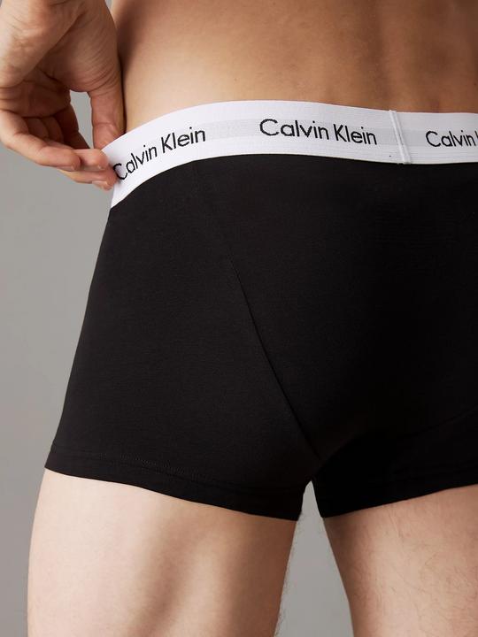 Produktbild Calvin Klein Low Rise Trunk "Cotton Stretch" weiss (S, 3er Pack)
