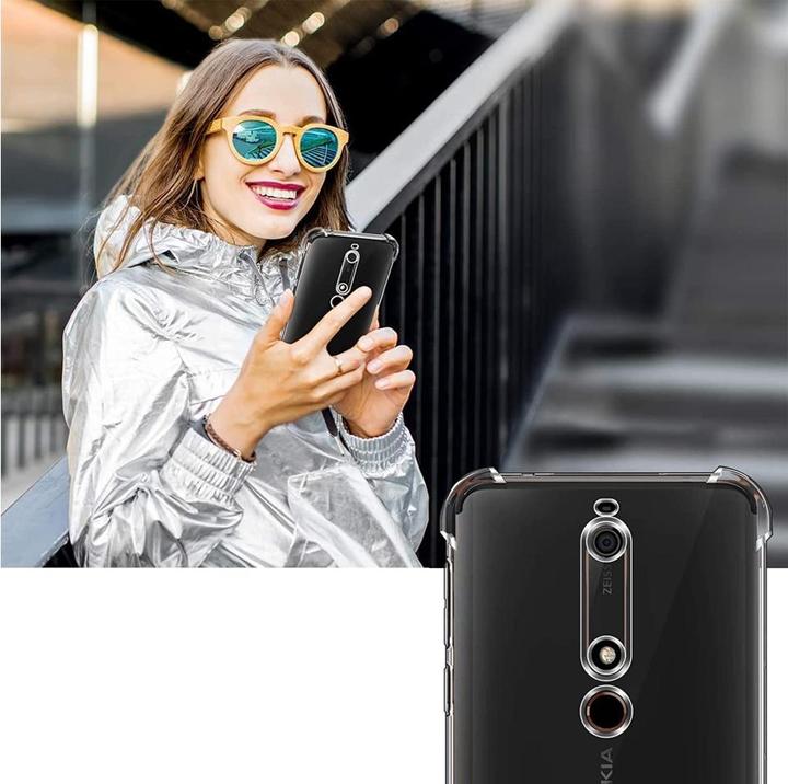 Produktbild Screenguard Nokia 6.1 Crystal Soft Airbag Bumper (Nokia 6.1)