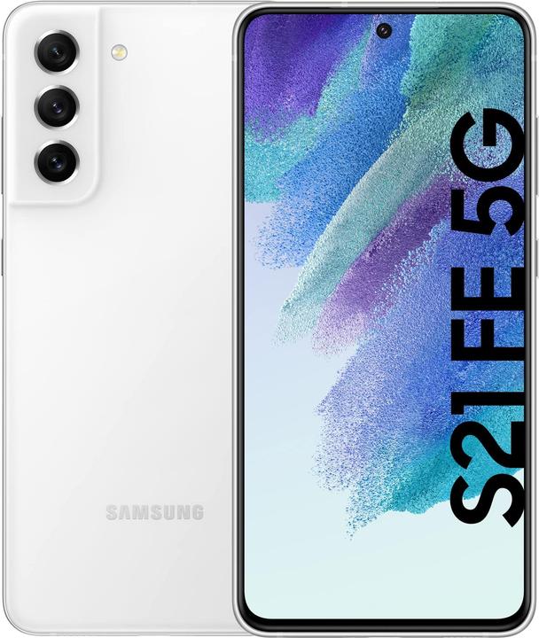 Produktbild Samsung Galaxy S21 FE 5G EU (128 GB, White, 6.40", Dual SIM, 12 Mpx, 5G)