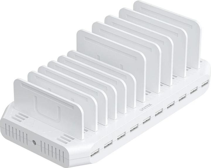 Immagine prodotto Unitek STACJA ŁADUJĄCA 10X USB 2.4A 60W BIAŁA (60 W)