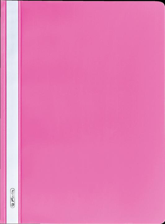Image du produit Herlitz Dossier de classement rapide, DIN A4, en film PP, rose (A4, 1 x)