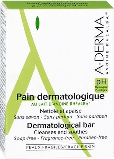 Nährwerte und Zutaten A-Derma Waschstück empfindliche Haut (Waschcrème, 100 ml)