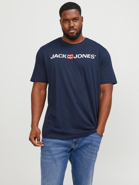 Actual product image Jack & Jones Cotton jersey plus size T-shirt (XXL)