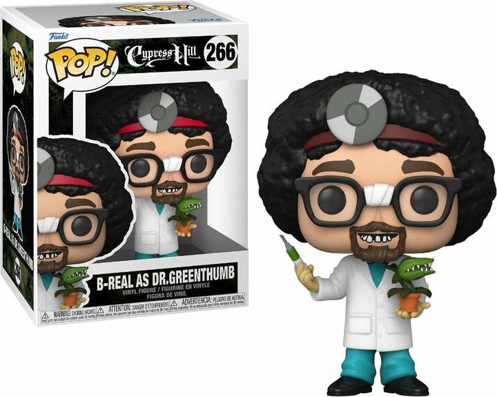 Actual product image Funko Pop! Rocks : Cypress Hill B Real (Dr Greenthumb)