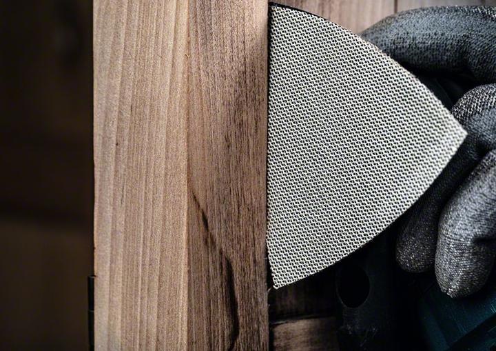 Actual product image Bosch Professional Zubehör Expert C470 Sandpaper for Delta Sander, 93 mm, G 400, 5 pieces (400)