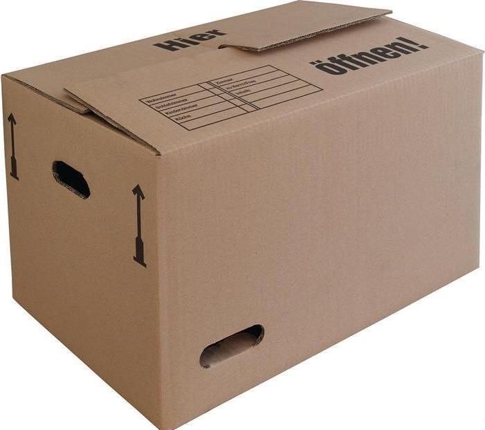 Actual product image Transpak Corrugated cardboard moving box (44 x 34 x 47.5 cm)